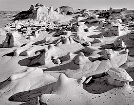 Bisti Badlands with contrast masks